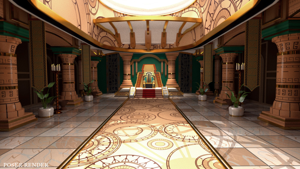 Throne Room | inLite studio 3D store