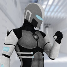 SciFi Armoured Male Suit