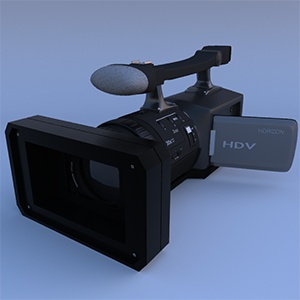 3D Professional Video Camera