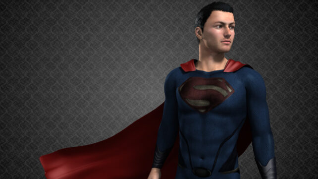 Superman suit promo