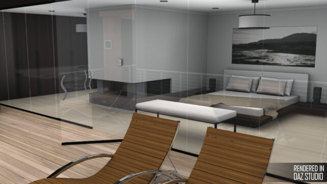 3D Contemporary Bedroom