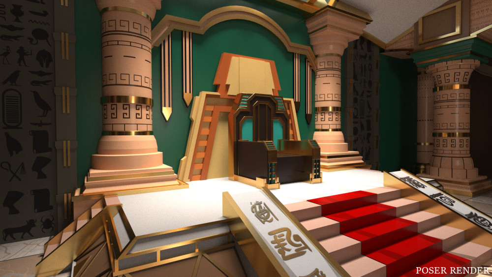 Throne Room | inLite studio 3D store