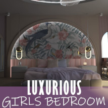 Luxurious Girls Bedroom