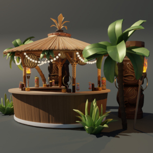 Tiki Bar Set