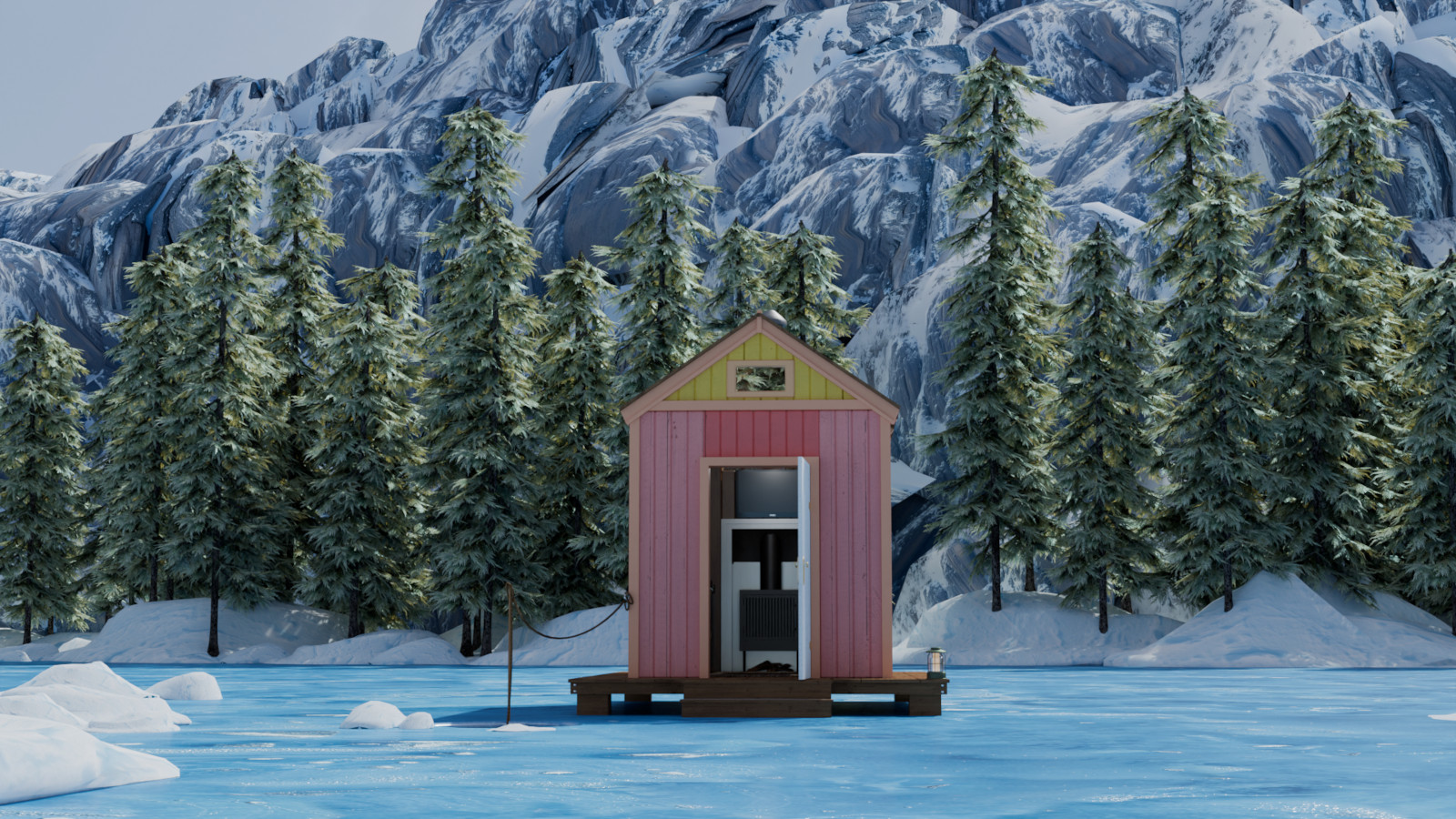 Ice Fishing Hut - Image 2