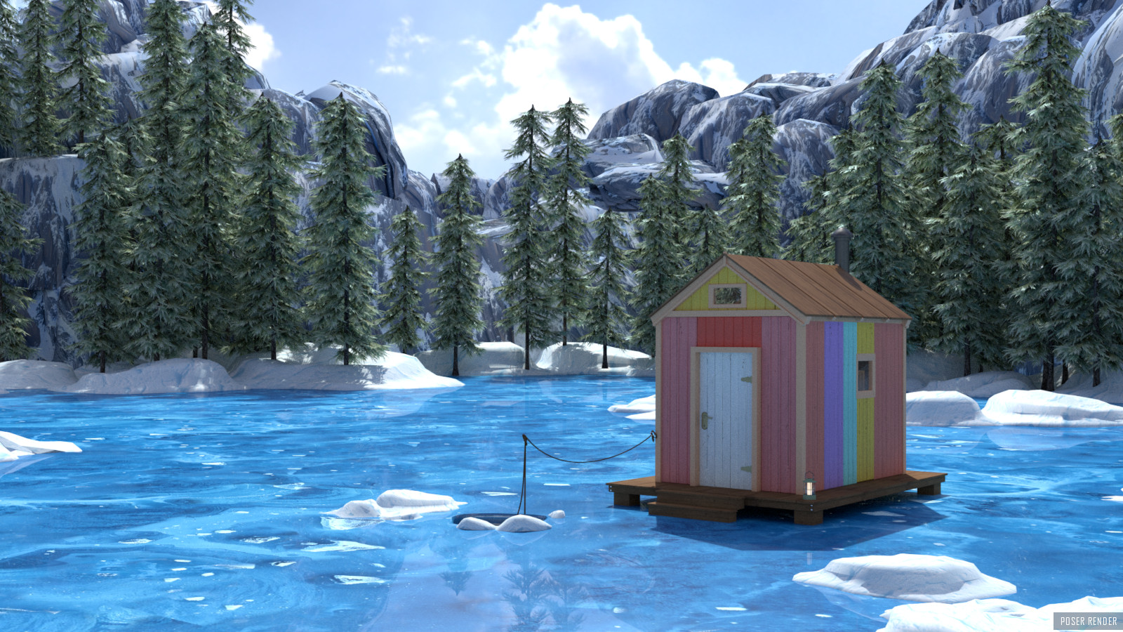 Ice Fishing Hut - Image 3